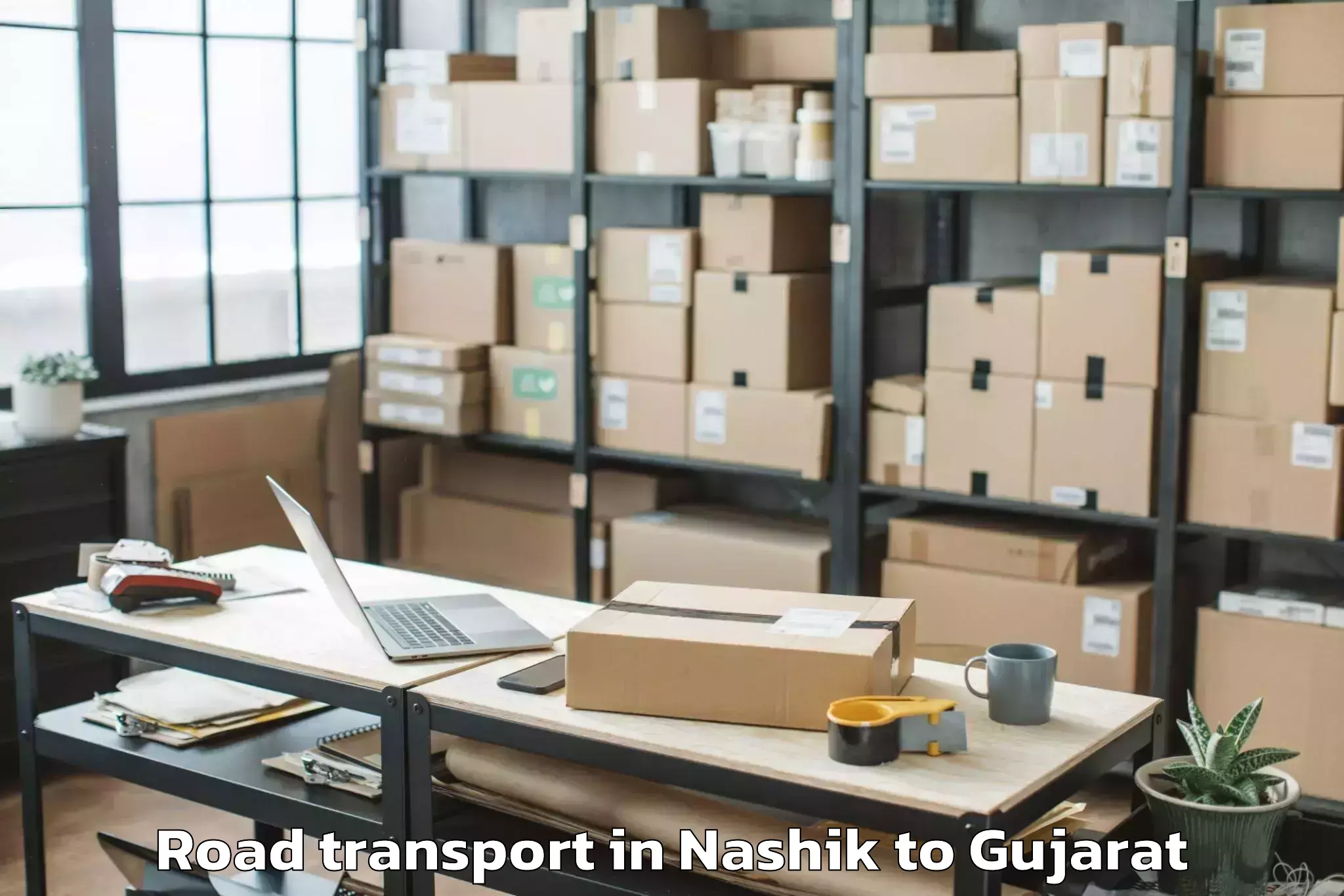 Reliable Nashik to Damnagar Road Transport